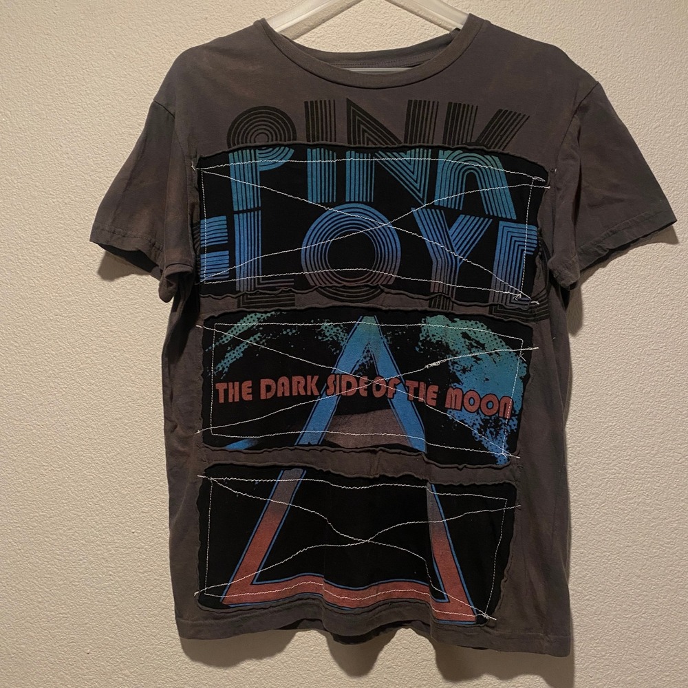 Pink Floyd The Dark‎ Side of the Moon Graphic T-Shirt Gray Large